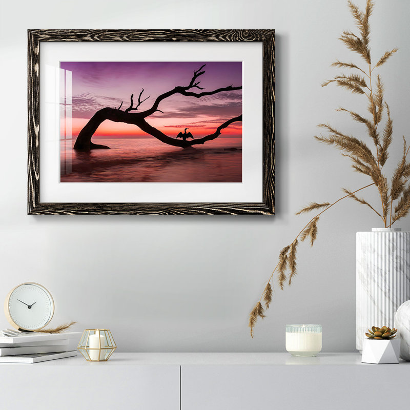 Étude de photographie Sunset Beach, Noir, H 28 po x l 42 po x P 1,5 po