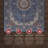 Emanuel Traditional Machine Woven Flatweave Blue and Ivory Area Rug with Non Skid Backing -506457377