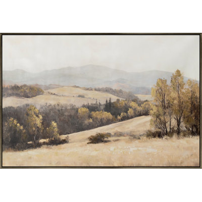 Golden Valley Canvas Wall Art