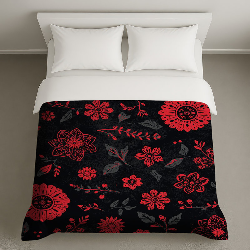 Floral Pattern Duvet Covers, Queen