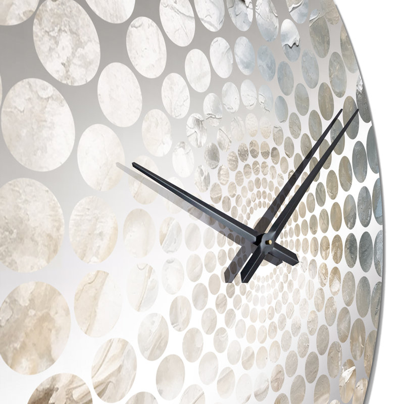 Mazekine - Horloge murale peinture abstraite, Petit