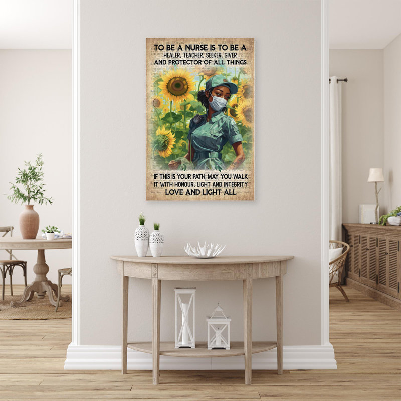 To Be A Nurse, impression sur toile, H 20 po x l 16 po x P 1,25 po