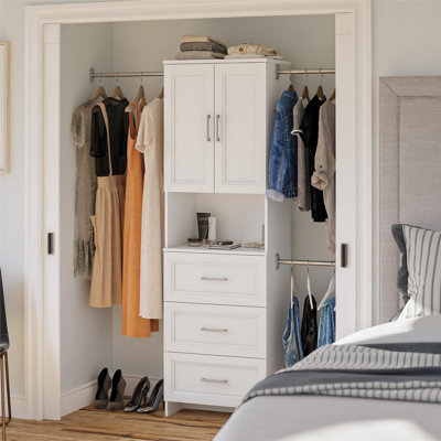 Akaylia 65.7'' - 95.7'' Walk-In Tower