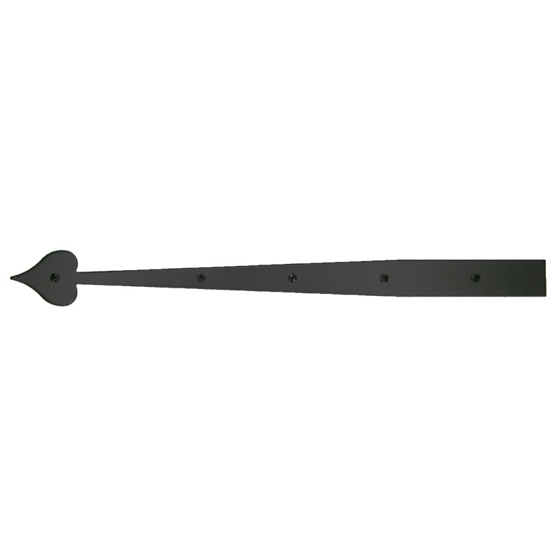 22-1/4" Decorative Aluminum Heart Strap