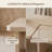 Modular Travertine Coffee Table Set of 2