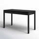 Kirisa 48" Solid Wood 2-Drawer Writing Desk