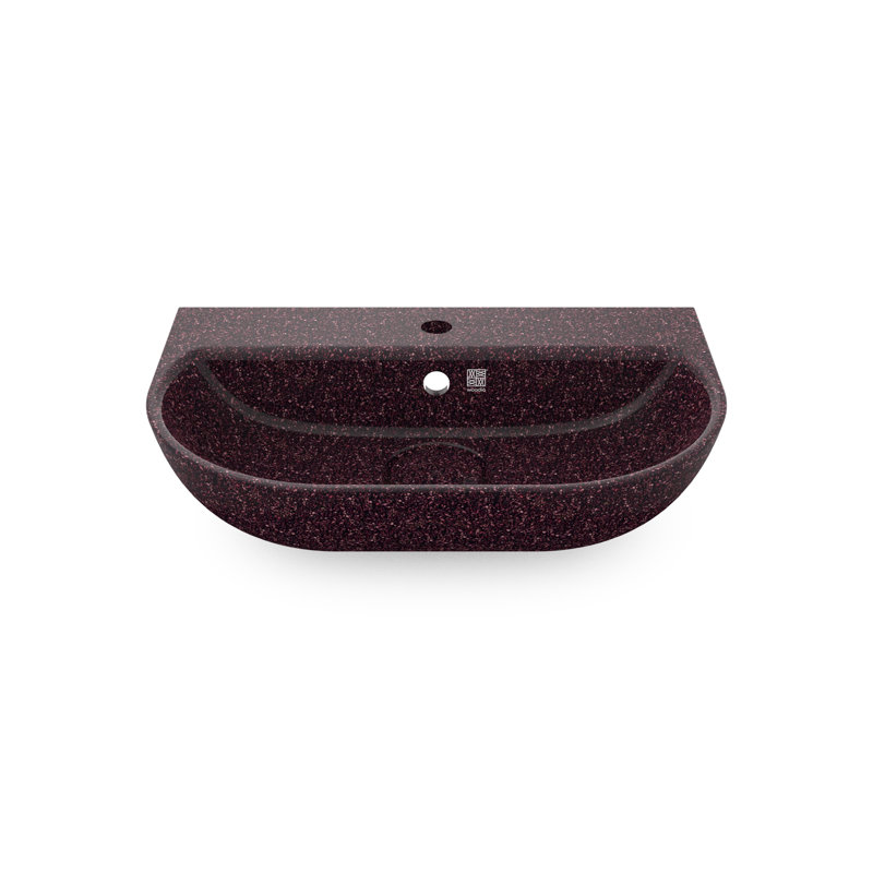 Soft60 23.62'' L Bathroom Sink, Berry