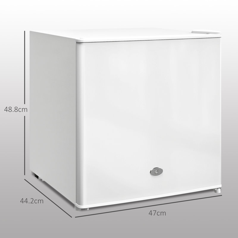 1.24m³ Freezer with Adjustable Temperature Controls, White