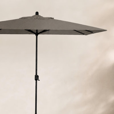 Olivier 116.7'' x 78.7'' Rectangular Market Umbrella