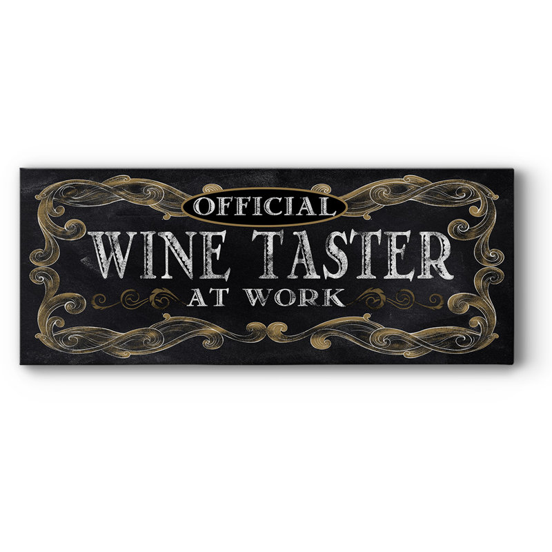 " Wine Taster ", 24" H x 60" W x 1.5" D