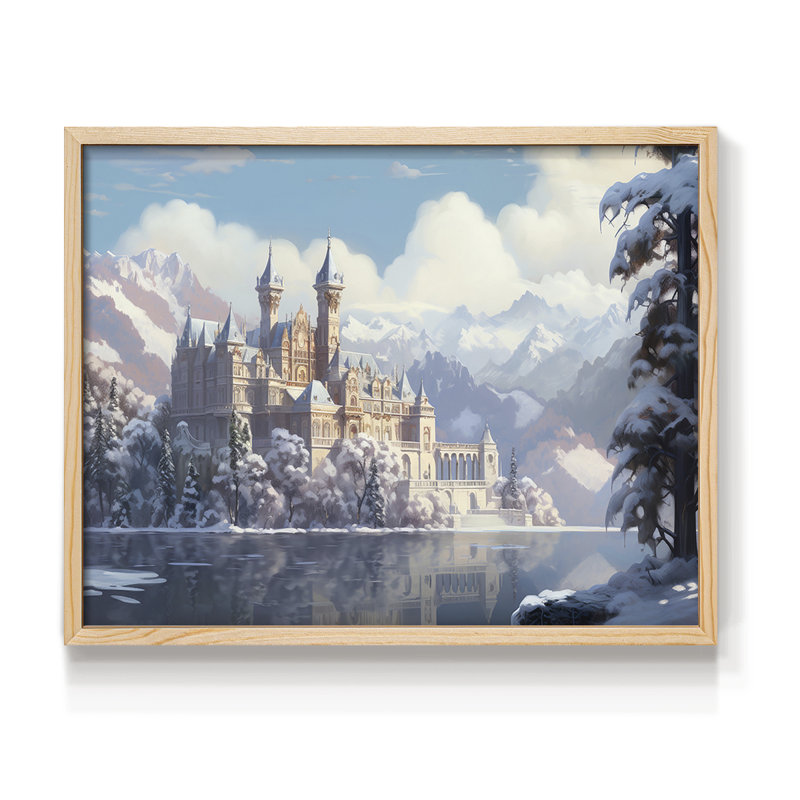 Paysage - CV III - Reproduction encadrée - réarmable, H 8 po x l 10 po, Naturel