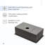 Lavabo de 19 po x 10 po x 33 po en acier inoxydable, acier inoxydable, surface nano facile à nettoyer