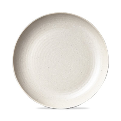 Brooklyn Melamine Dinner Plate Charcoal