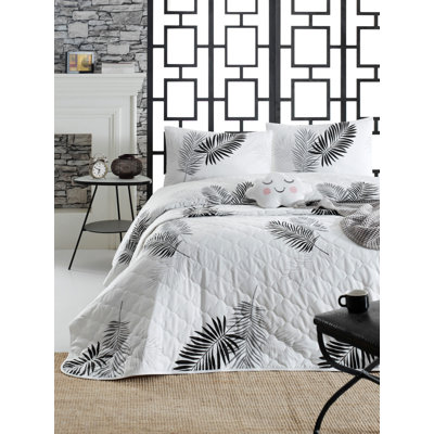 Cotton Floral Coverlet