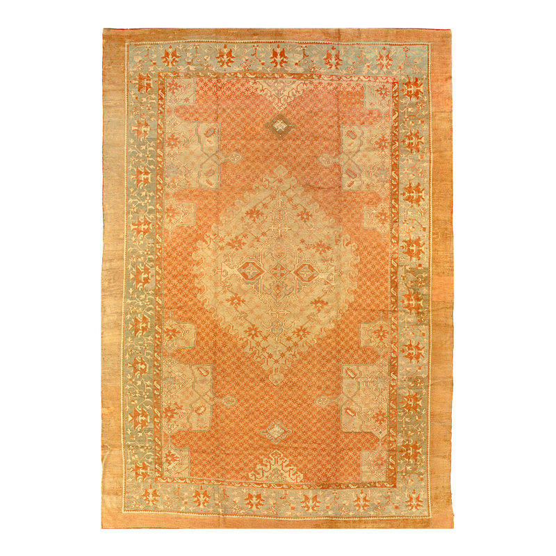 One-of-a-Kind Rectangle 11' X 15'4" Hand Knotted Area Rug