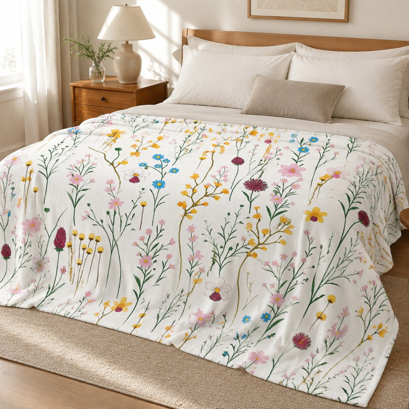 Jeté polaire en flanelle Cozy, L 40 po x l 30 po