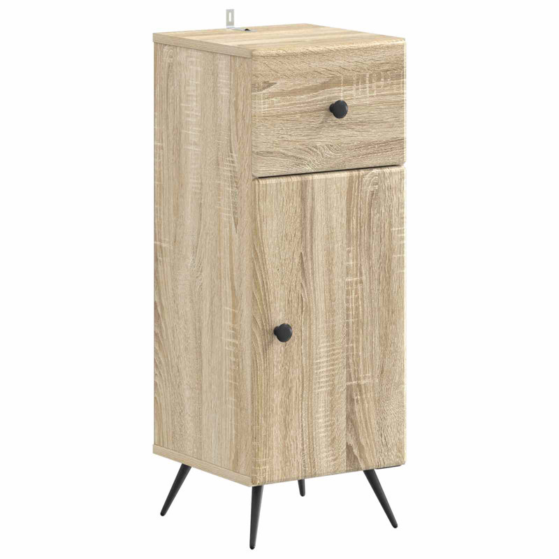 Bathroom Storage, Sonoma Oak