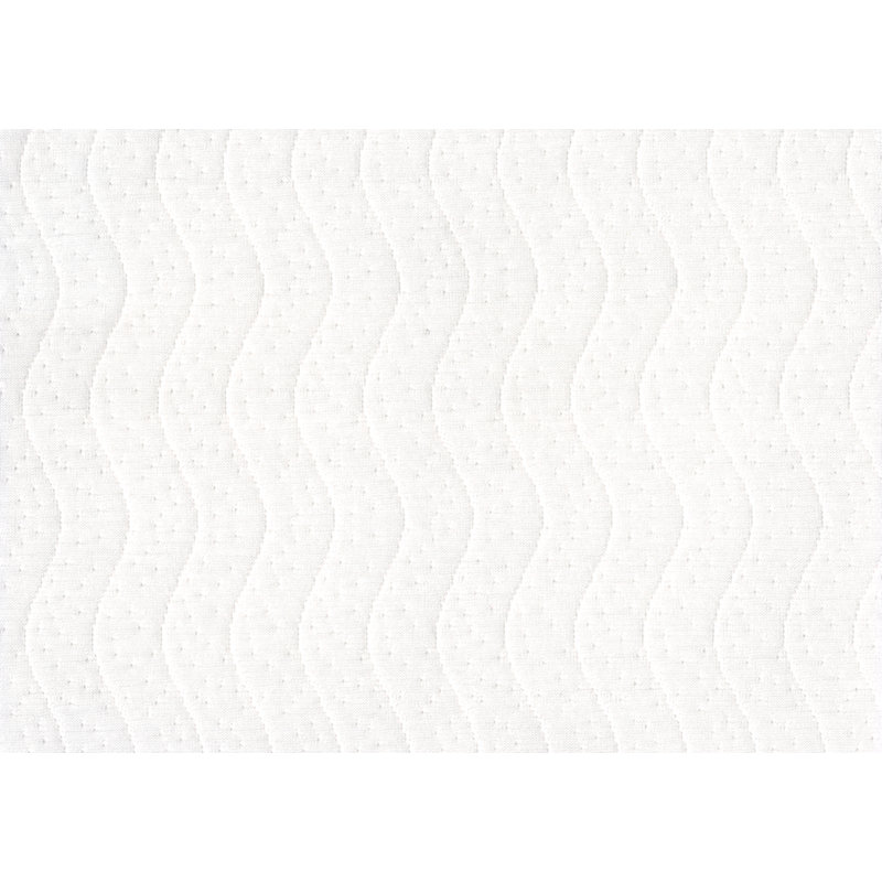 Structure en métal noir avec housse en tissu texturé