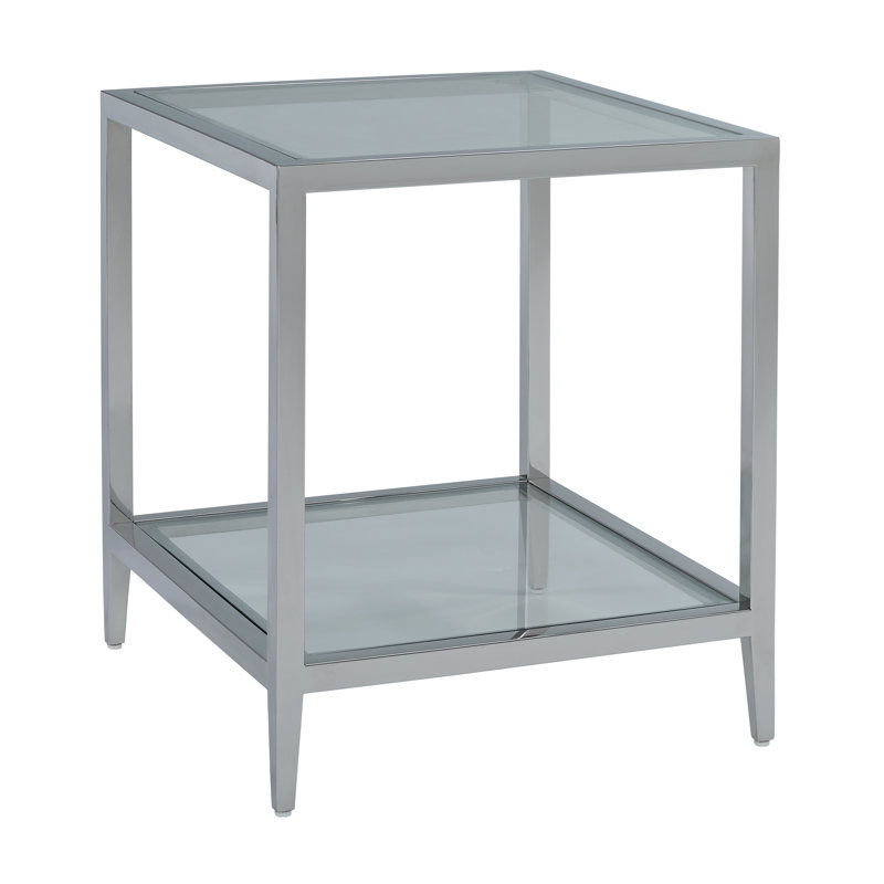 Pinnacle Glass End Table