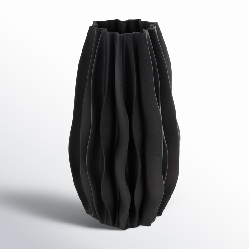 Bella Ceramic Table Vase, 14" H x 7.8" W x 7.8" D