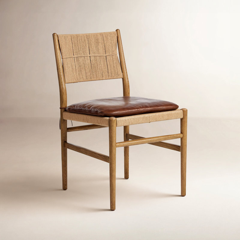 Dara Dining Chair with Cushion, Dulane Mahogany