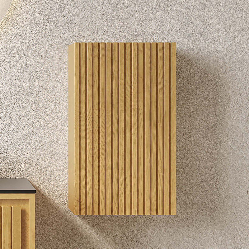 Armoire de salle de bain étroite et polyvalente avec porte élégante pour espaces compacts