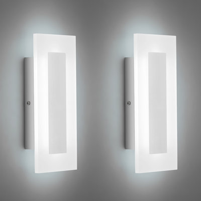 Modern Acrylic Wall Sconces Wall Light 6000k Hardwired Wall Lighting For Bedroom Living Room Staircase Corridor