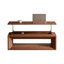 Table basse à plateau relevable avec rangement dissimulé et hauteur réglable-1022193504