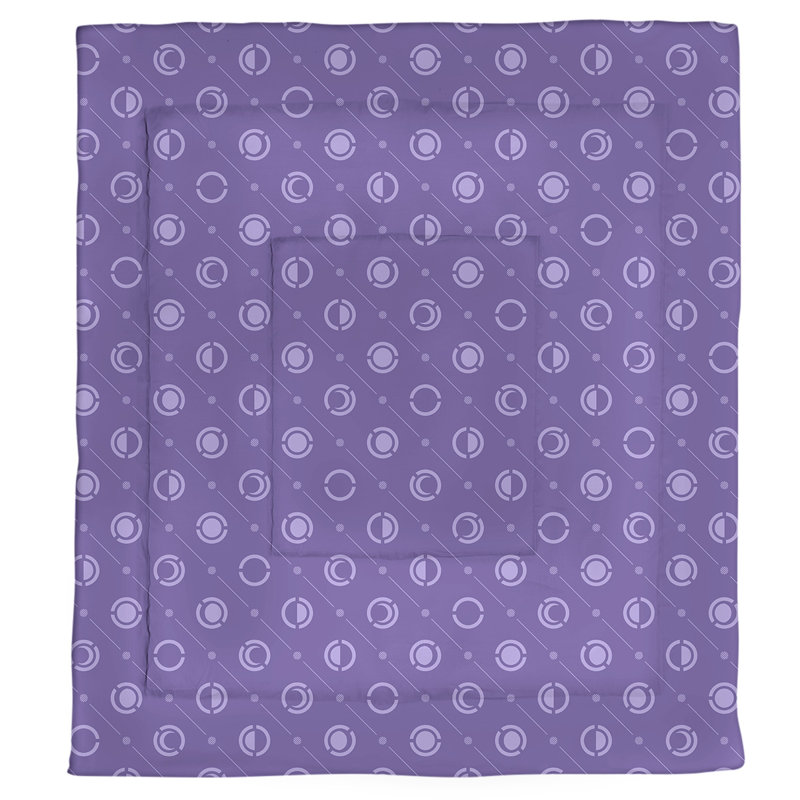 Noira Gothard Polyester Comforter, Queen Comforter, Light Purple
