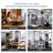 CD4 Adjustable Standing Desk Converter for Laptops with 4 Heights, Tilting Platform and Level Mouse Pad, Black