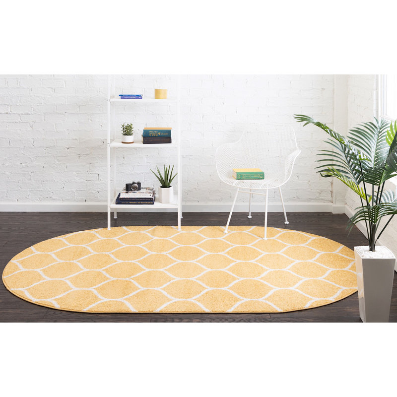 Tellaro Abstract Indoor Rug, Oval 5' x 8'