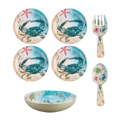Rosecliff Heights Sandie Melamine Serving Bowl