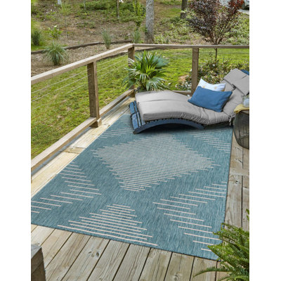 Striped Indoor / Outdoor Rug