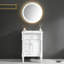 Meuble-lavabo avec lavabo, 2 tiroirs et tablettes de porte-132519402-132519404