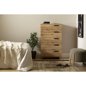 Cavalleri 5-Drawer Chest Storage Unit Nordik Oak