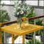 Table de balcons sur le balcon, table suspendue pliante d'extérieur, 4 tables de bar réglables en hauteur et peu encombrantes pour servir de la nourriture et étudier