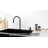 Fiat- Grey Gun Metal Sleek Kitchen Faucet Dual Pull Out Sprayer