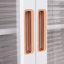 Armoire de rangement en plastique pliable à 3 niveaux avec roulettes-2019617912