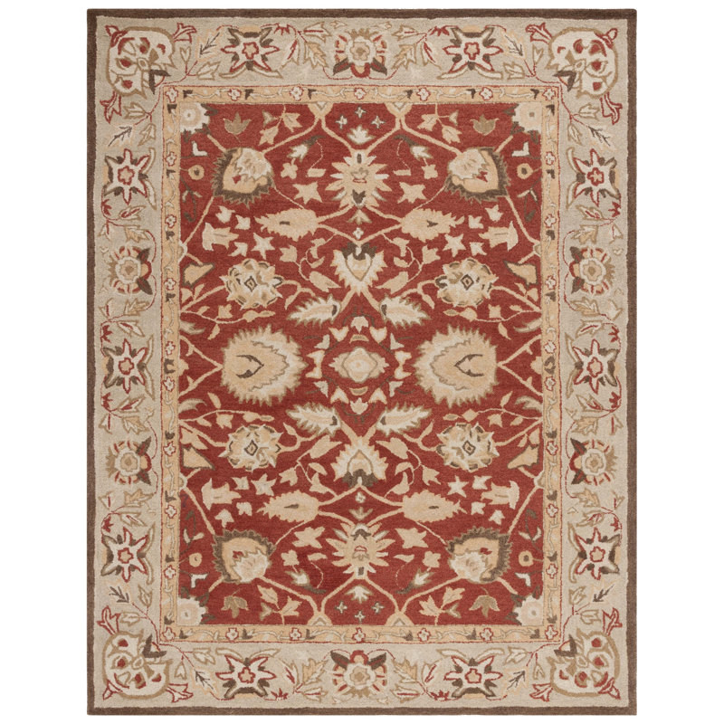 Tingley Hand Tufted Wool Oriental Rug, Rectangle 8' x 10'
