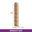 6 Tier Bookcase Oak 180 X 23.5 X 30 Cm-117069629