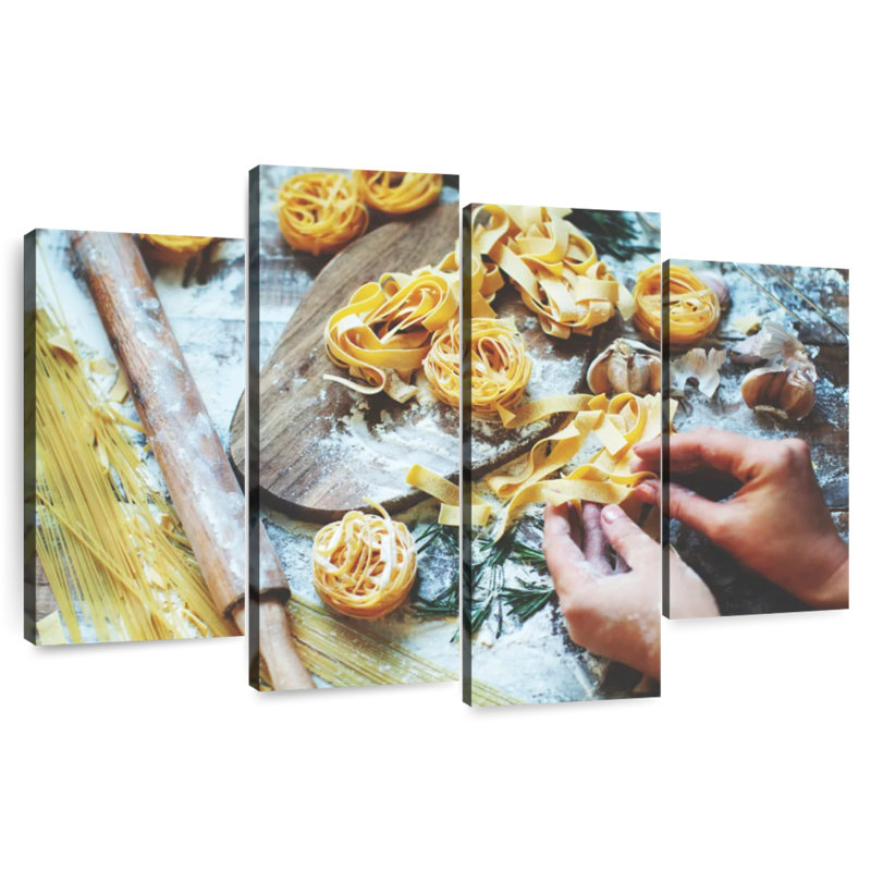 Yarlin Pasta Making, 22" H x 36" W