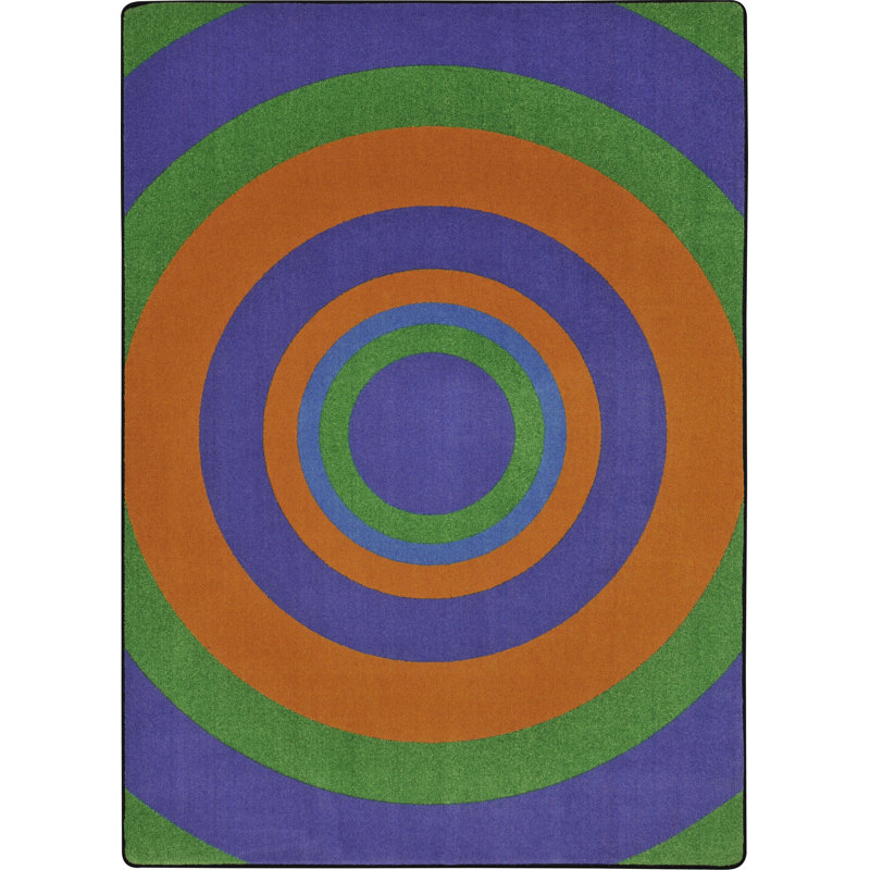 Tapis violet Fascinate Kids, 5 pi 4 po x 7 pi 8 po