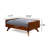 SOLID WOOD DOG BED