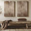 Cosmic Latte, ensemble de 2 impressions sur toile dans un cadre-397379502-397379475