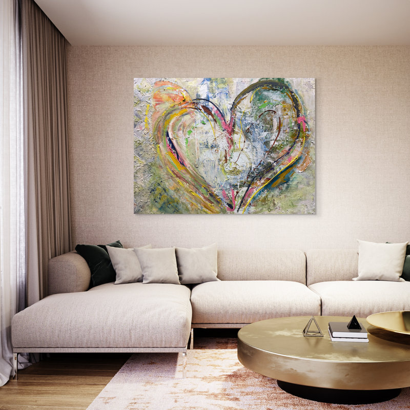 " Clown's Heart " Painting Print