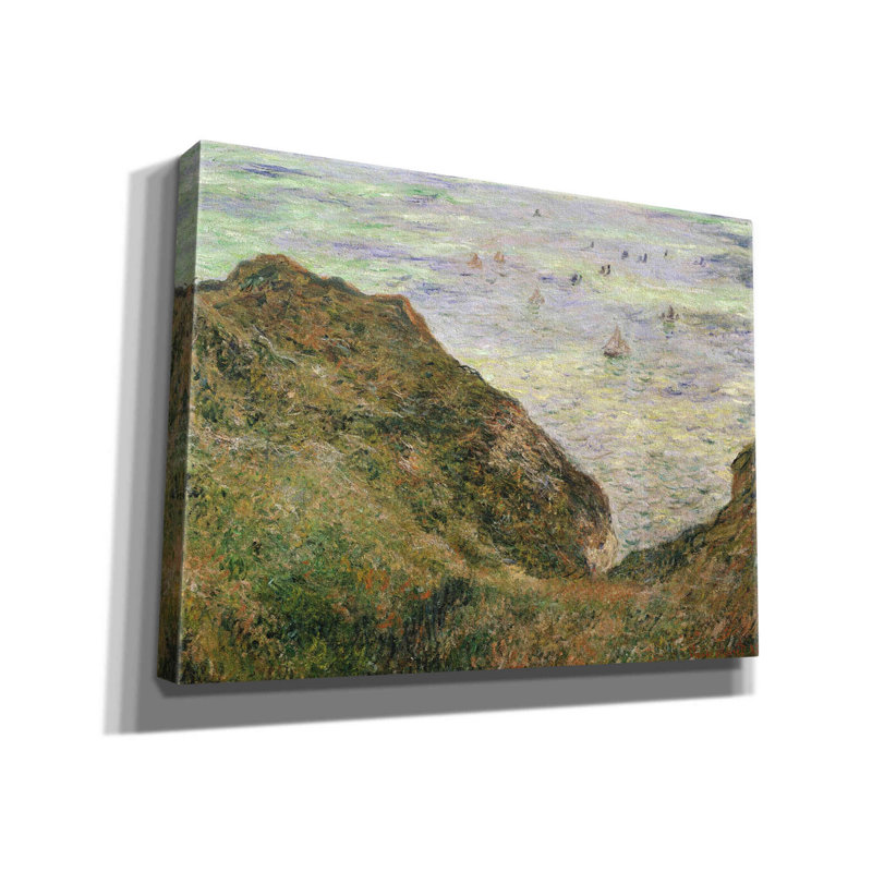«View Over The Sea» par Claude Monet, estampe numérique sur toile, H 12 po x l 16 po x P 0,75 po