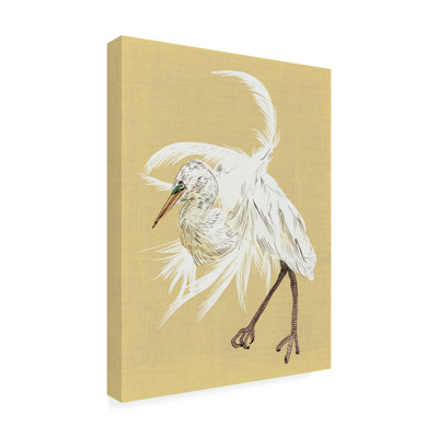 «Heron Plumage VI» par Melissa Wang