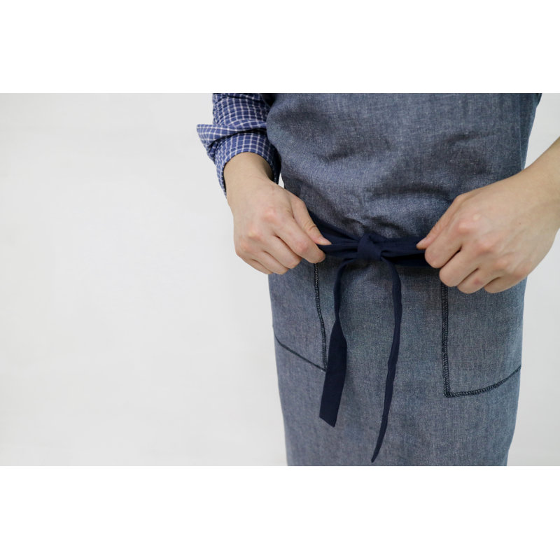 Tablier bistro / taille - denim