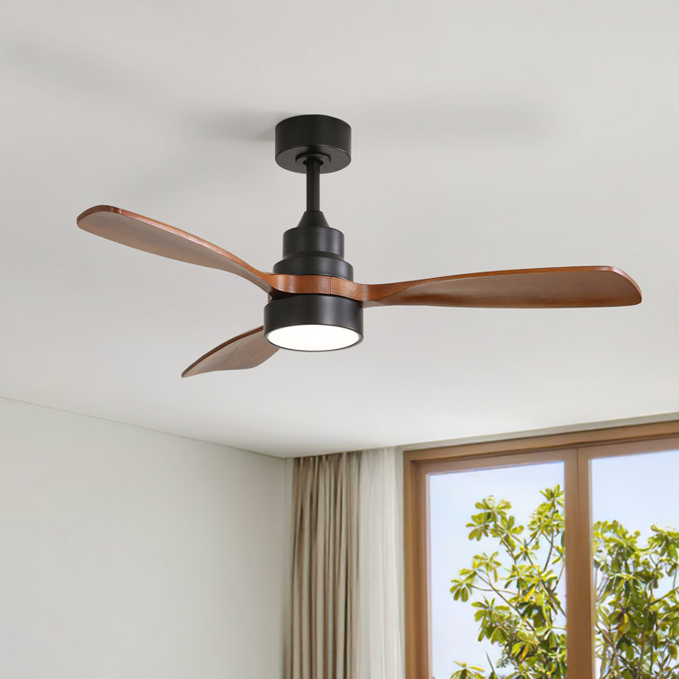 132cm 3 - Blade Modern Ceiling Fan With Remote Control And Light Kit