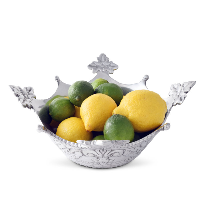 Bol de service couronne Mardi Gras